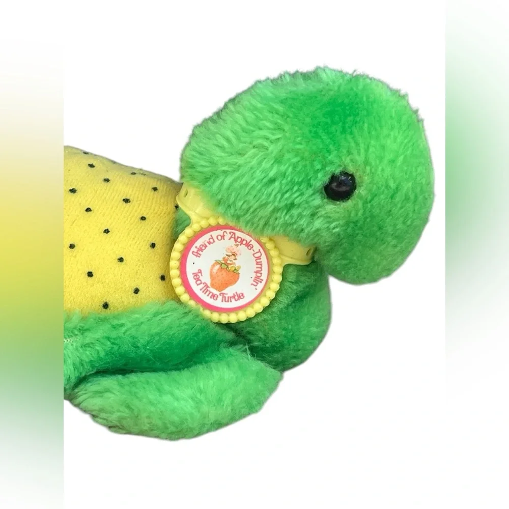 Vintage Collectible Tea Time Turtle Friend of Apple Dumplin Strawberry Shortcake - Picture 2 of 6